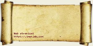 Anđelija Ćosović vizit kartica